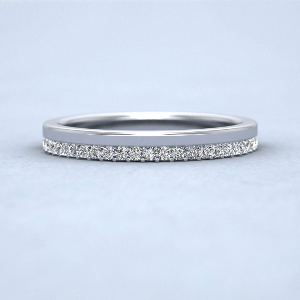 Asymmetric Full Claw Set Diamond Ring (0.46ct) In 950 Platinum