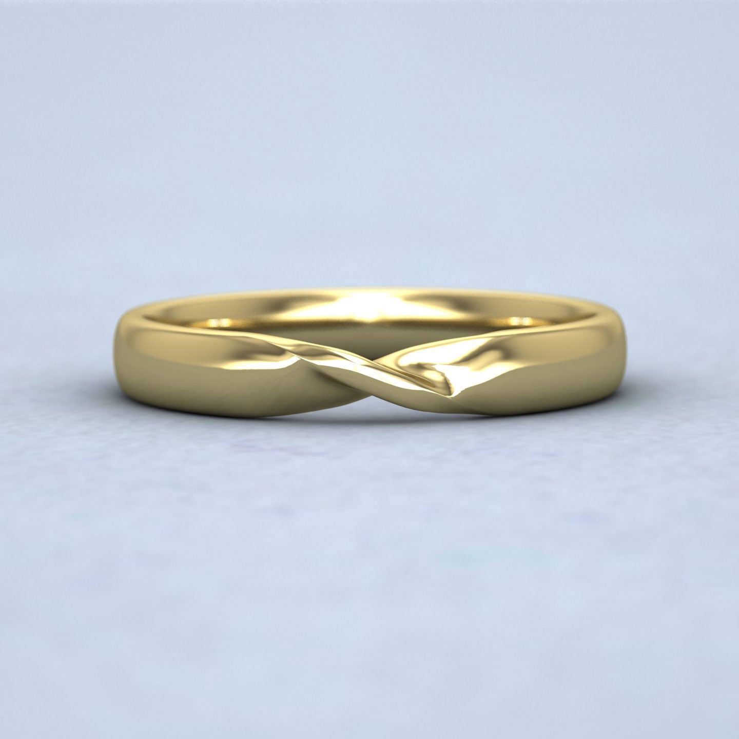 Twist 18ct Yellow Gold 3mm Wedding Ring