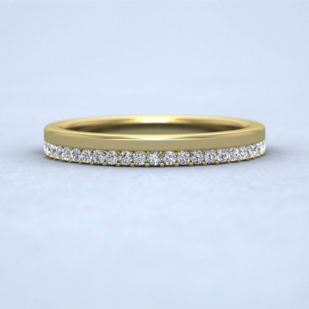Asymmetric Full Claw Set Diamond Ring (0.46ct) In 9ct Yellow Gold