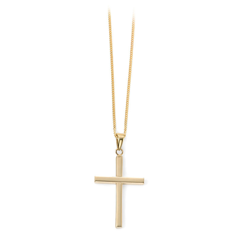 9ct Yellow Gold Cross Pendant