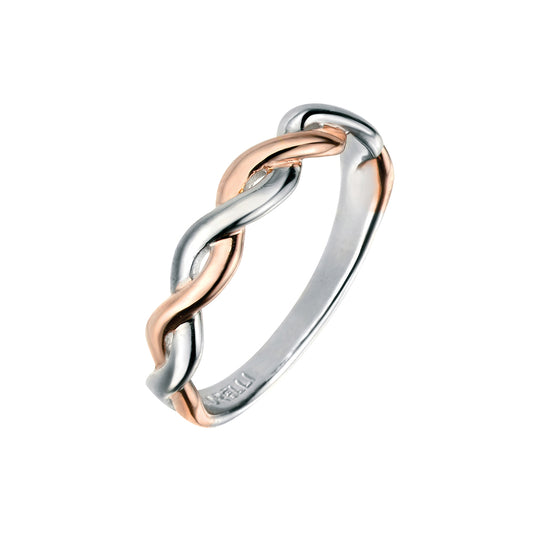 Sterling Silver Twist Design Ring