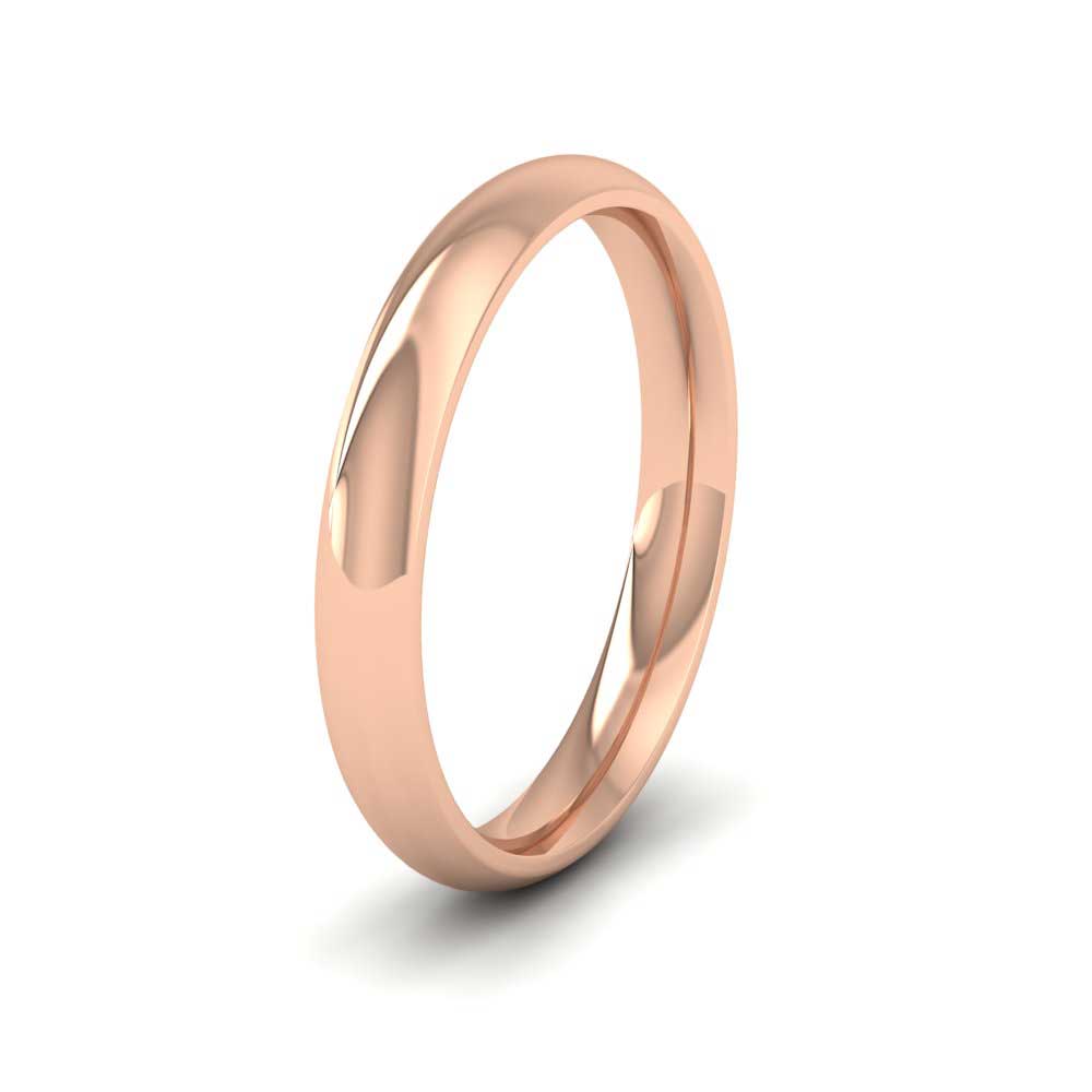 3mm rose deals gold band