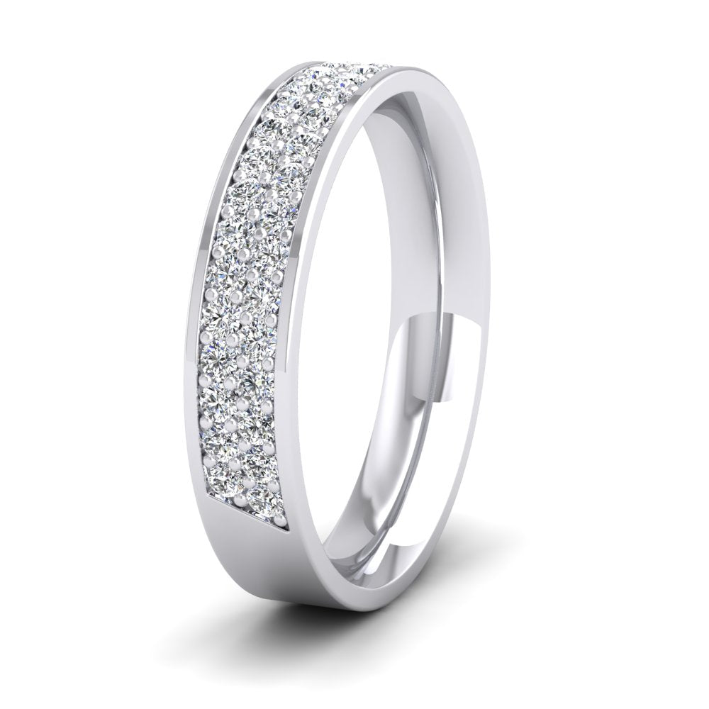 Mens pave hot sale wedding band