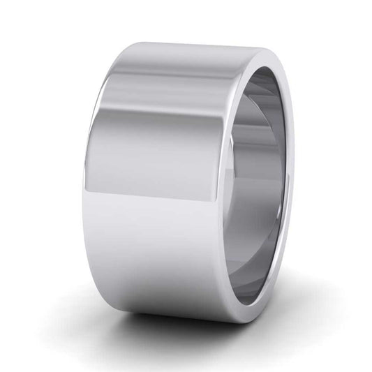 950 Palladium 10mm Flat Shape Super Heavy Weight Wedding Ring