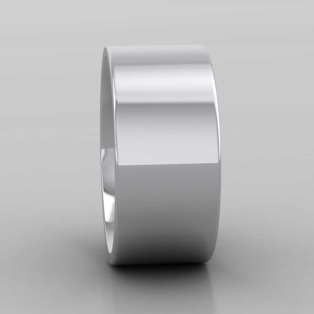 950 Palladium 10mm Flat Shape (Comfort Fit) Super Heavy Weight Wedding Ring Right View