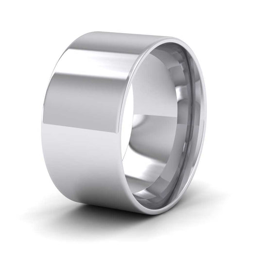950 Palladium 10mm Flat Shape (Comfort Fit) Classic Weight Wedding Ring