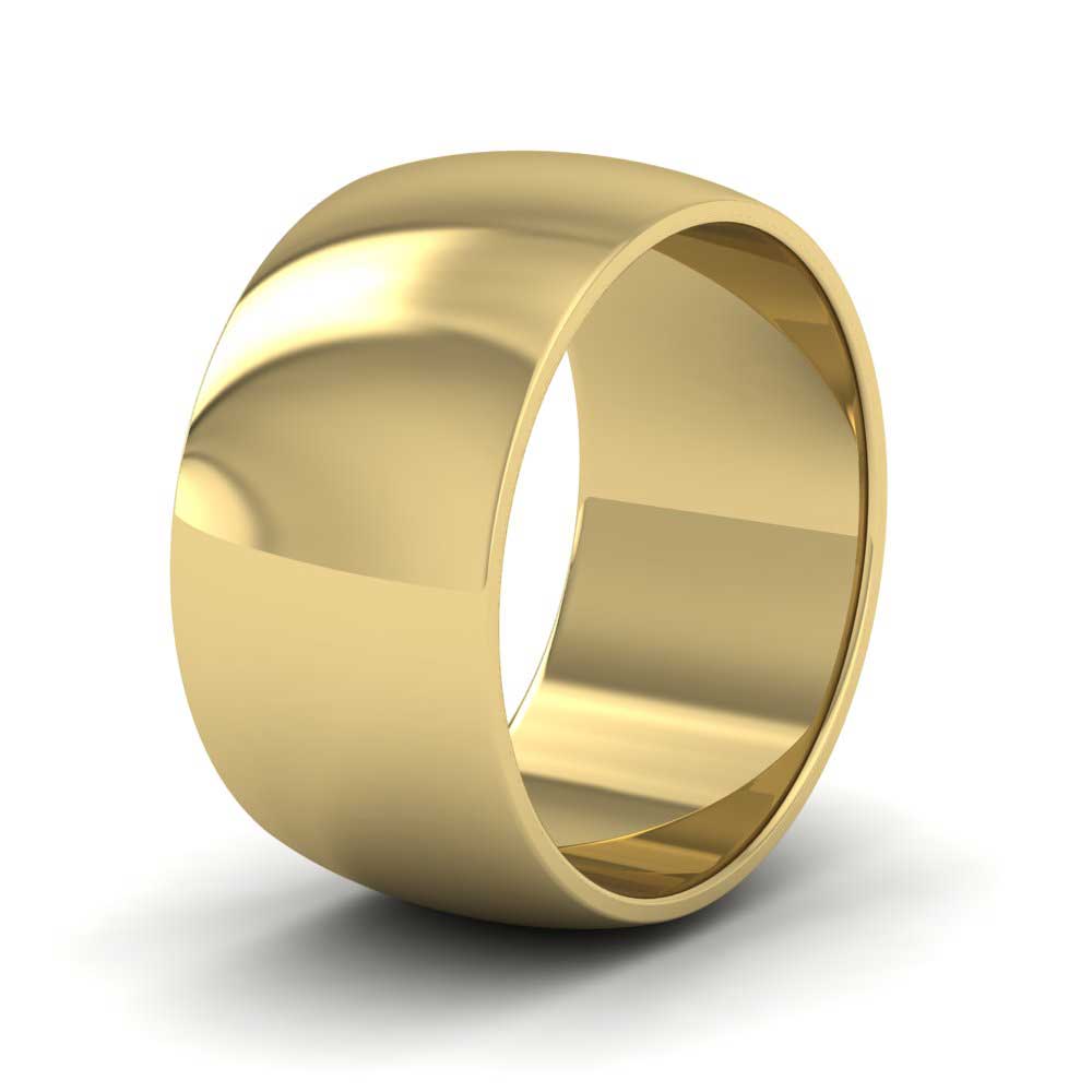 9ct Yellow Gold Patterned D-Shape Wedding Band - 4.3g | Miltons Diamonds 9ct Yellow Gold Patterned D-Shape Wedding Band - 4.3g | Miltons Diamonds