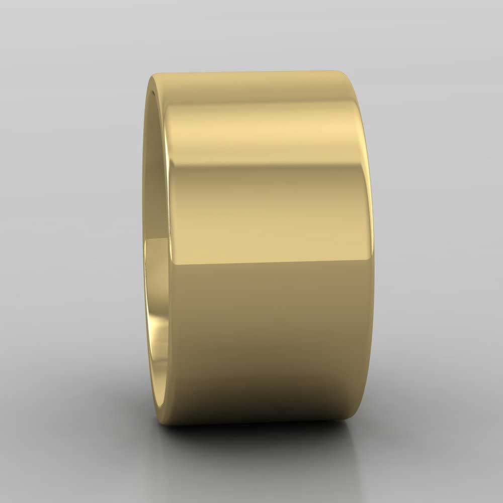 22ct Yellow Gold 12mm Flat Shape (Comfort Fit) Super Heavy Weight Wedding Ring Right View