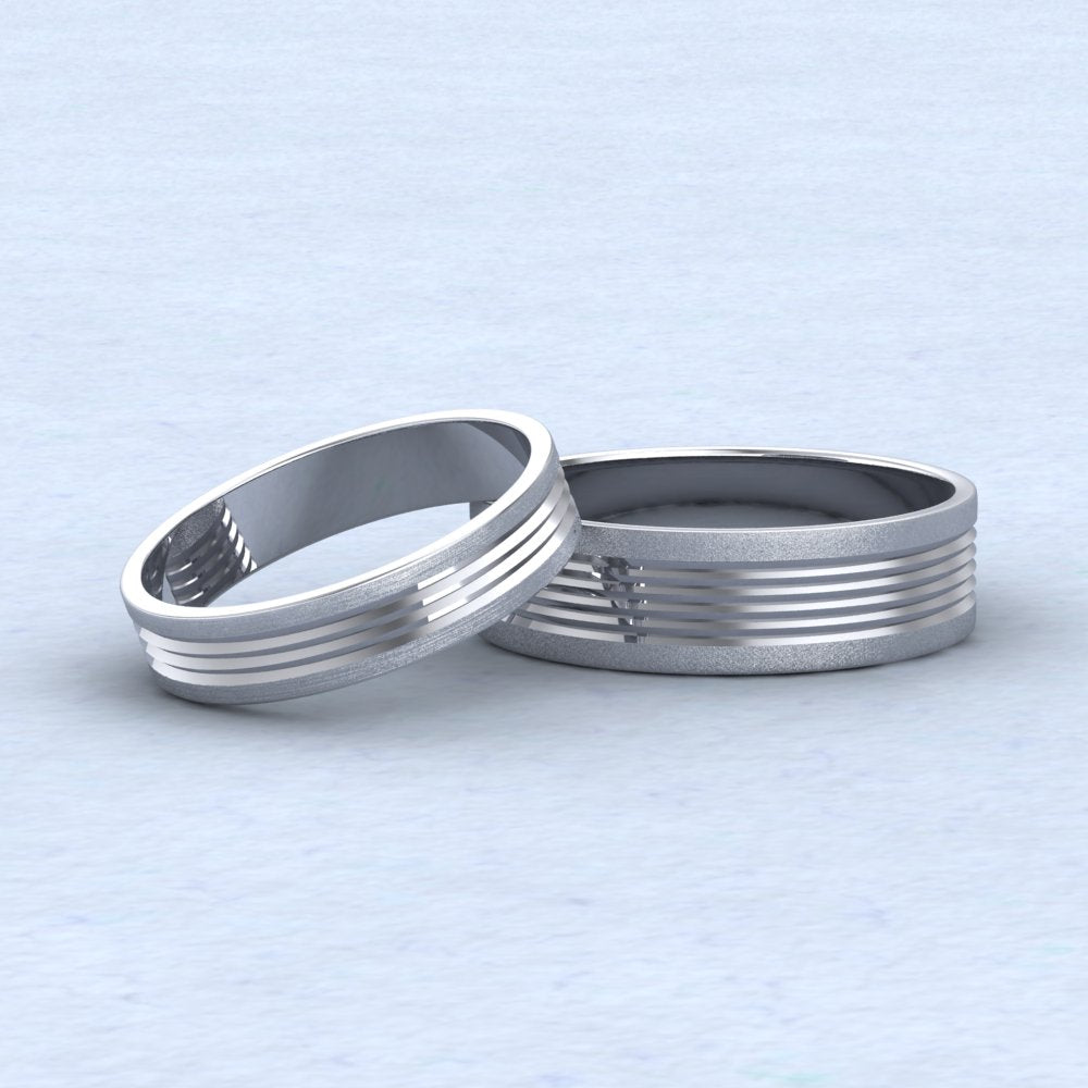 Silver wedding bands deals for him