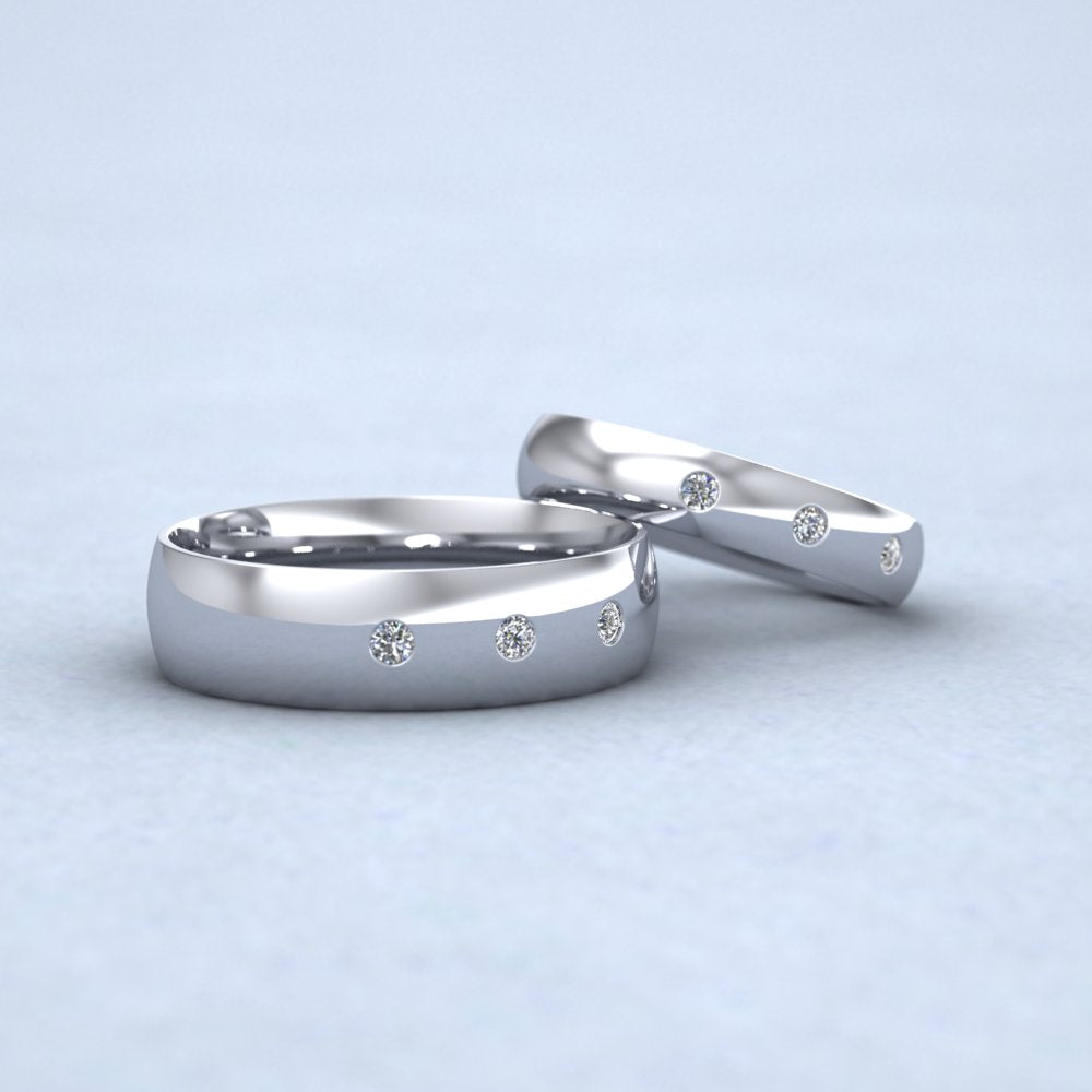 White Gold Wedding Rings For Him – dotJewellery.com