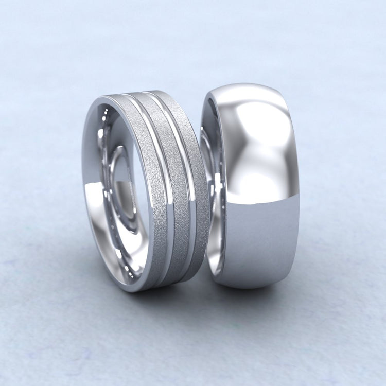 Palladium Wedding Rings For Him – dotJewellery.com