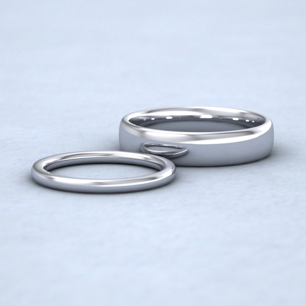 Platinum Plain Wedding Rings – dotJewellery.com
