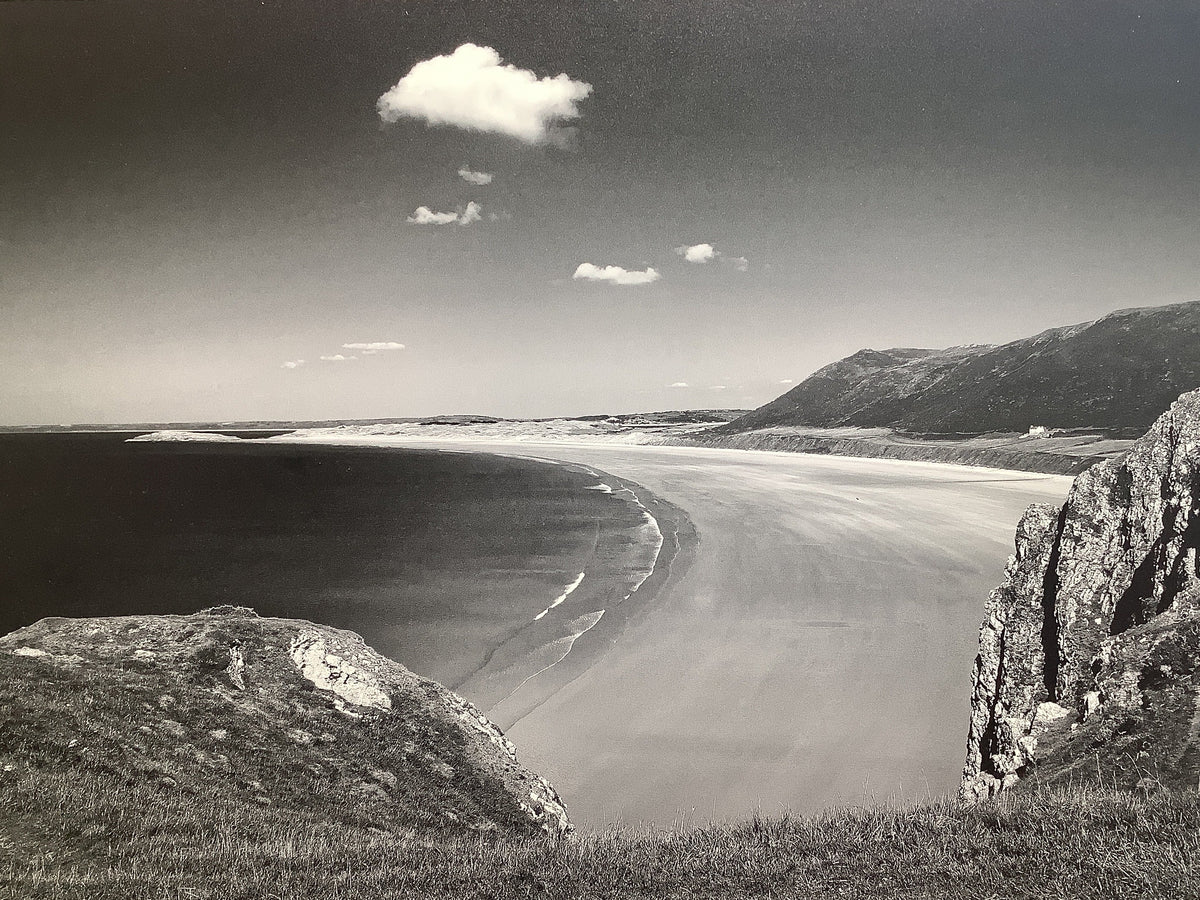 Small Rhossili Bay Metal Print by Clive Jenkins