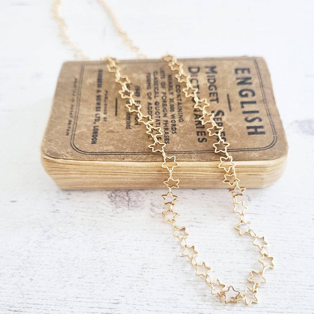Gold Plated  Stars Necklace