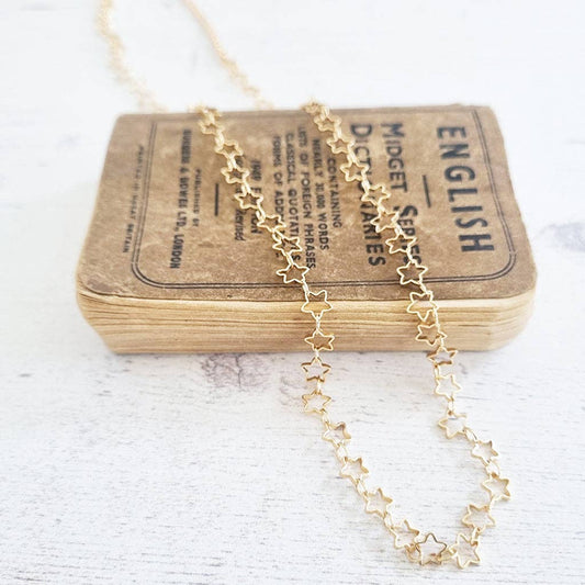 Gold Plated  Stars Necklace