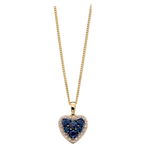 9ct Yellow Gold Heart Pendant