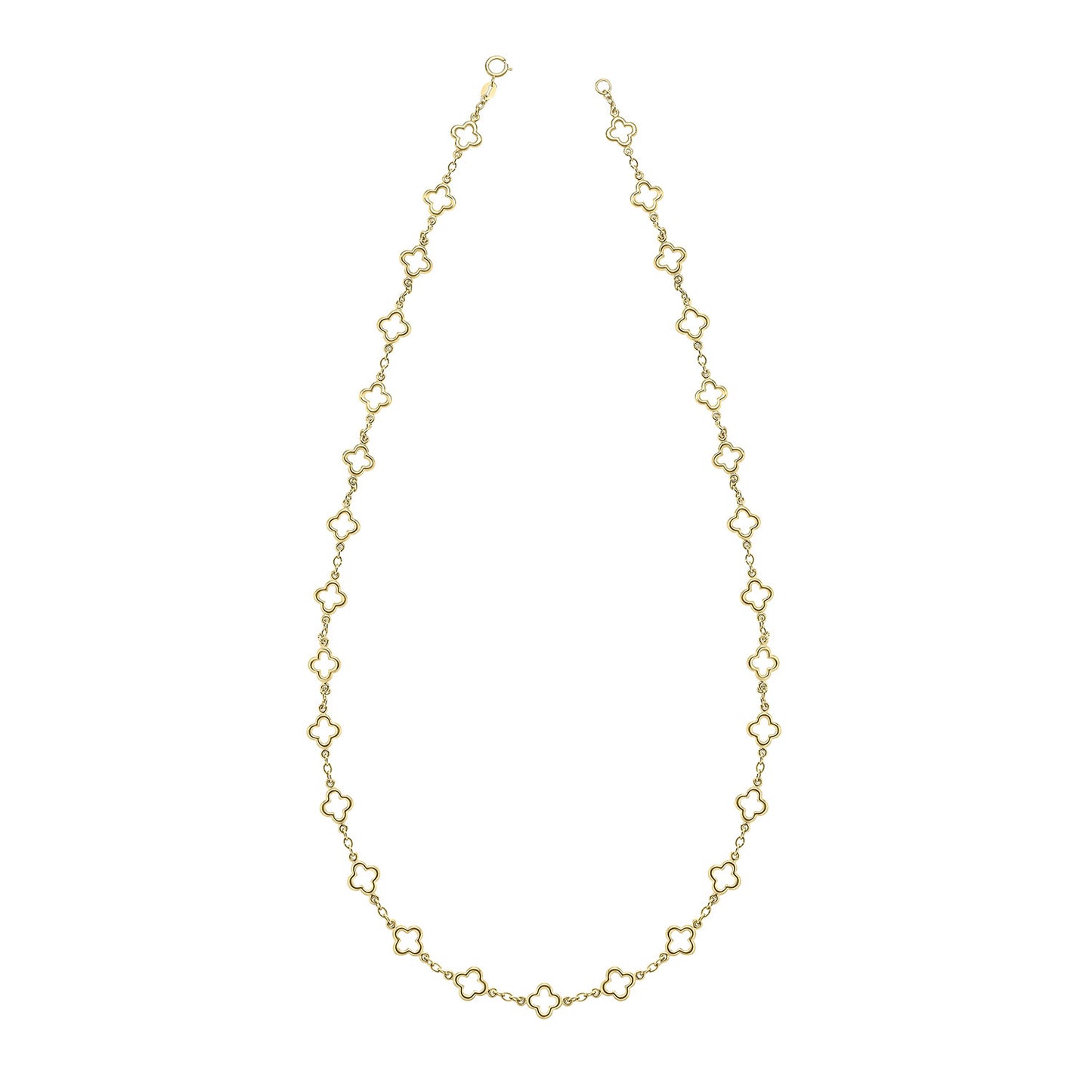 9ct Yellow Gold Open Link Necklace