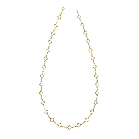 9ct Yellow Gold Open Link Necklace