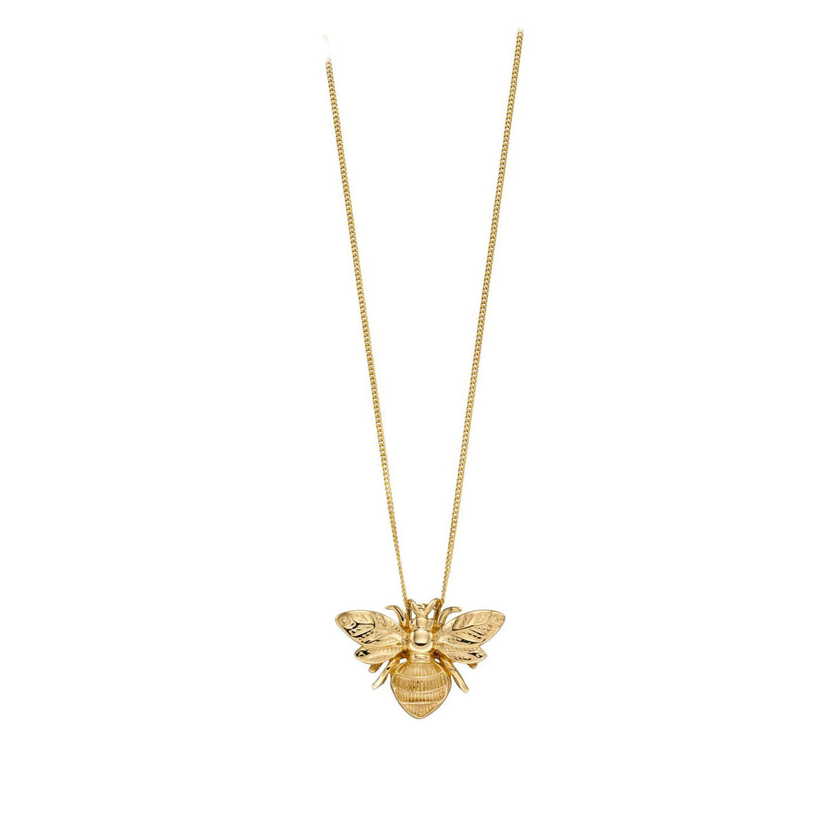 9ct Yellow Gold Intricate Bee Pendant