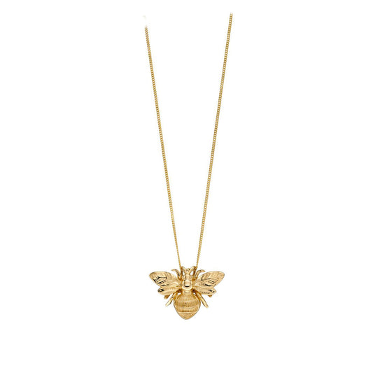 9ct Yellow Gold Intricate Bee Pendant
