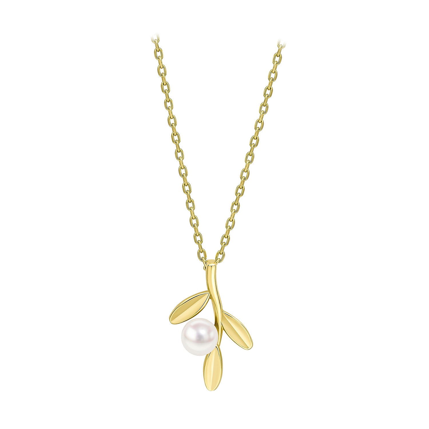 9ct Yellow Gold Pearl Set Pendant