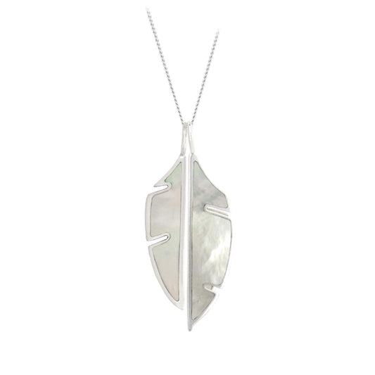 Sterling Silver Mother Of Pearl Pendant