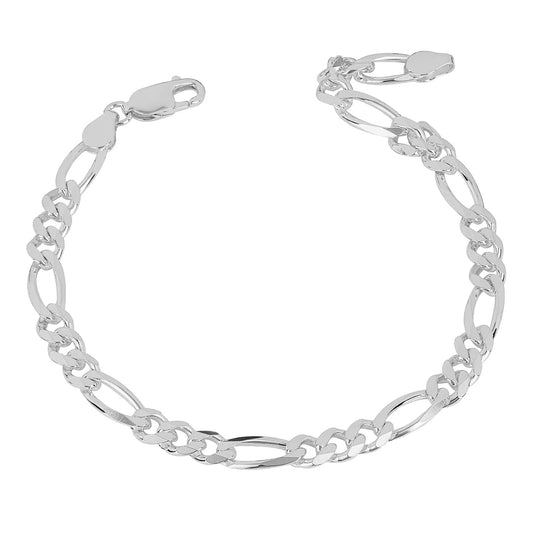 Sterling Silver Figaro Bracelet