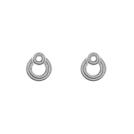 Sterling Silver Circle Earrings