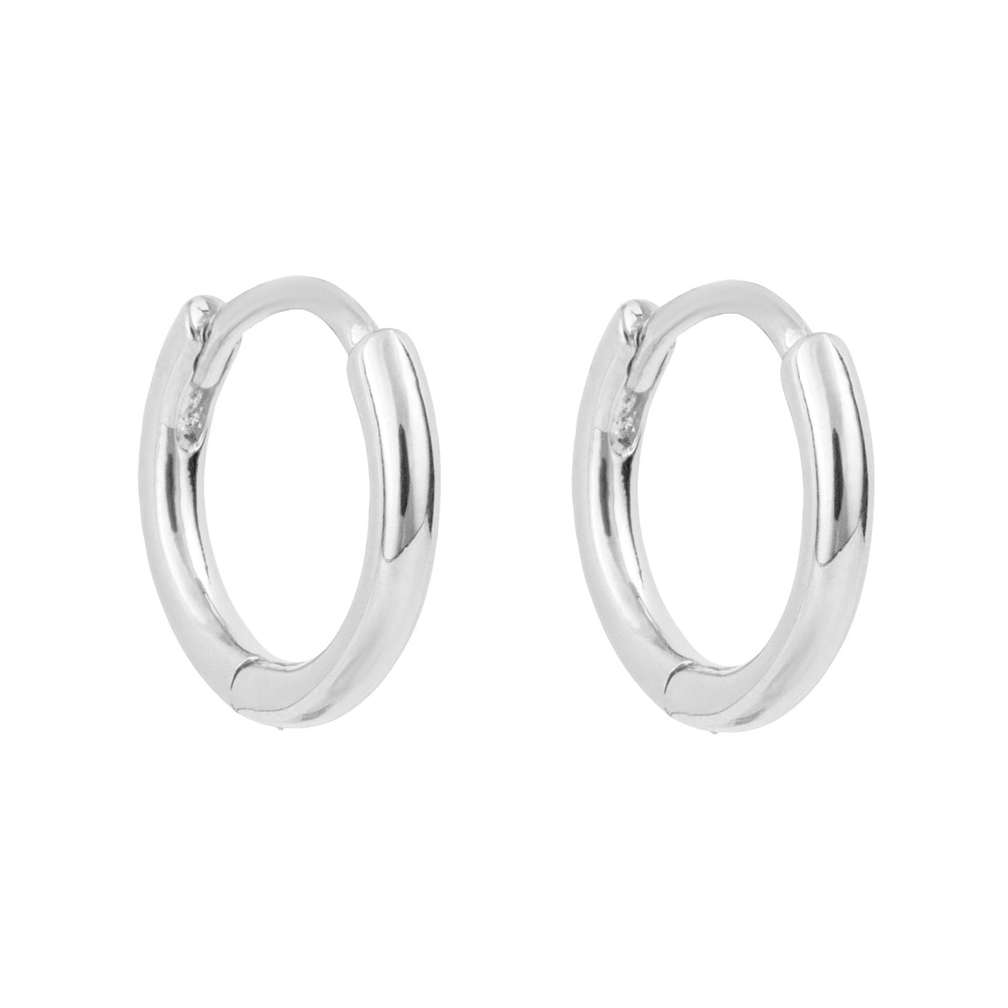 Sterling Silver Classic Hoop Earrings