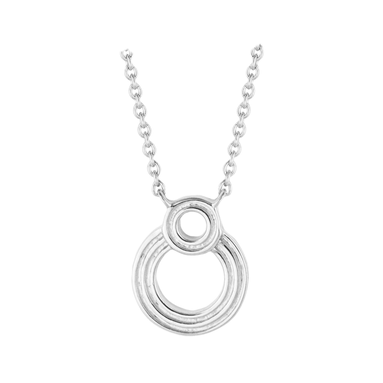 Sterling Silver Circle Necklace