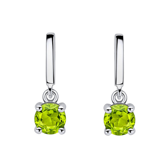 Sterling Silver peridot Set Earrings