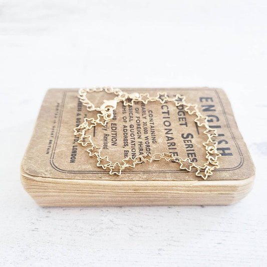 Gold Plated Stars Bracelet