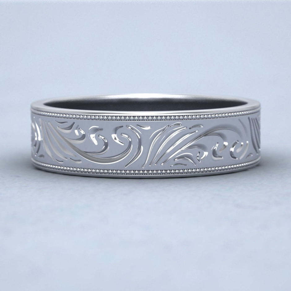 Patterned Wedding Rings For Him – dotJewellery.com