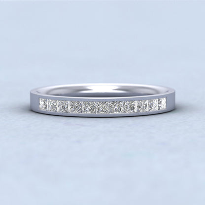 Channel Set Diamond 950 Platinum 2.5mm Wedding Ring