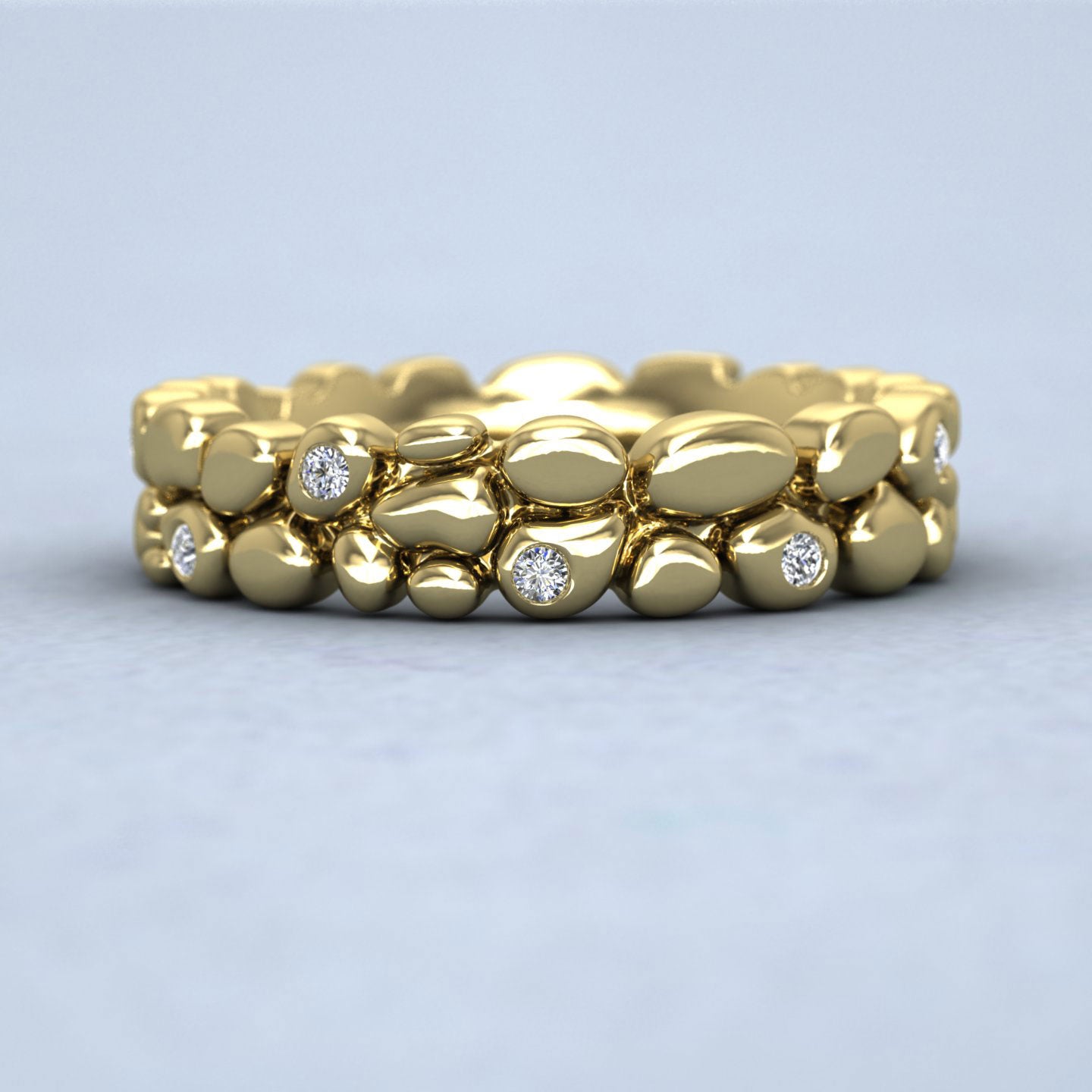 Pebbles 14ct Yellow Gold 5mm Wedding Ring