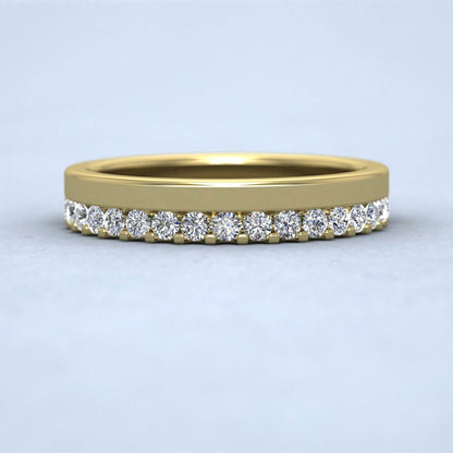 Asymmetric Full Claw Set Diamond Ring (0.64ct) In 18ct Yellow Gold