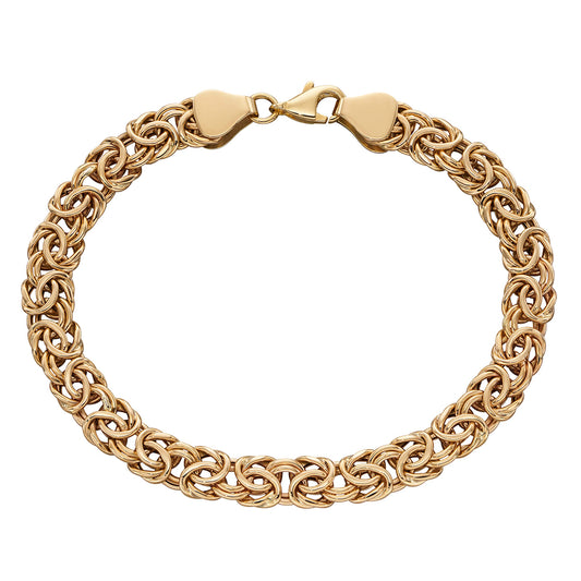 9ct Yellow Gold Linked Chain Bracelet