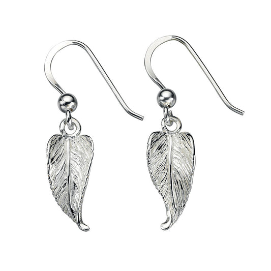 Leaf Earrings In Sterling Silver