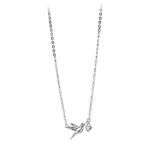 Sterling Silver Hummingbird Necklace