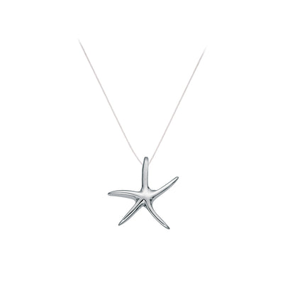 Sterling Silver Small Starfish Pendant