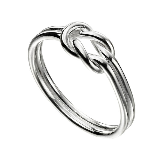 Knotted Ring In Sterling Silver