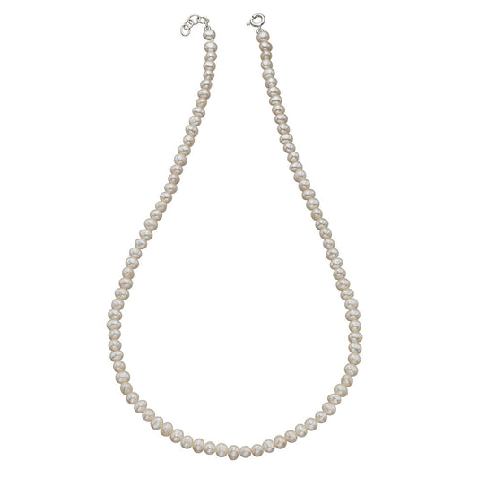 Freshwater Pearl Necklace With Sterling Silver