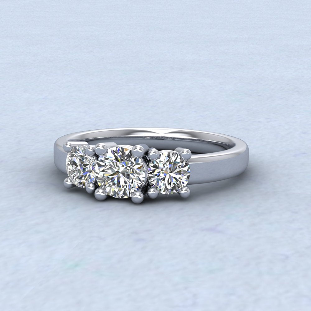 Platinum Trilogy Diamond Ring