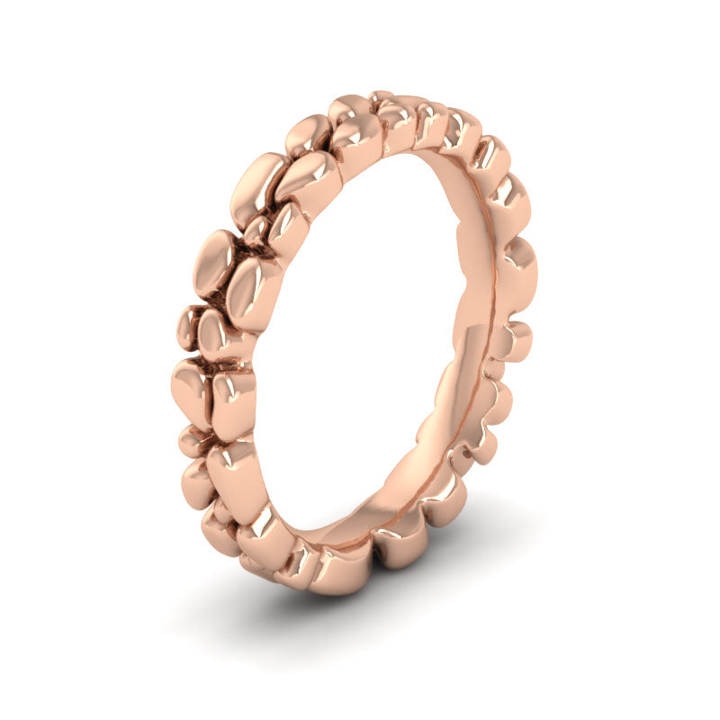 <p>Pebbles Wedding Ring In 9ct Rose Gold.  35mm Wide And Court Shaped For Comfortable Fitting</p>