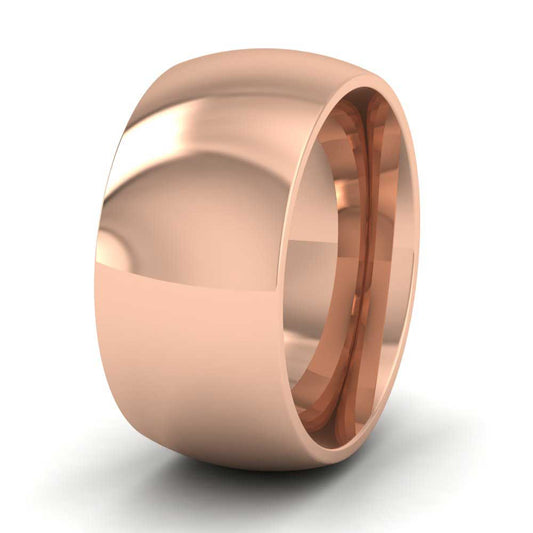 18ct Rose Gold 10mm Court Shape (Comfort Fit) Super Heavy Weight Wedding Ring