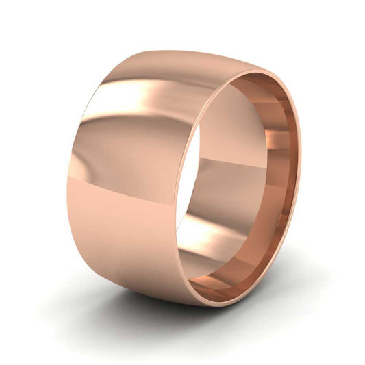 9ct Rose Gold 10mm Court Shape (Comfort Fit) Classic Weight Wedding Ring