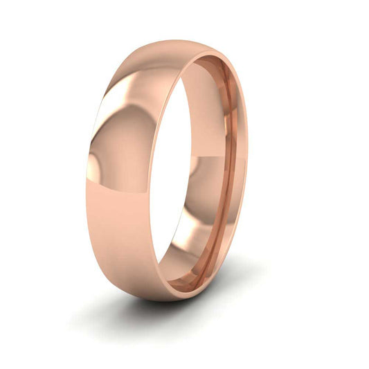 9ct Rose Gold 5mm Court Shape (Comfort Fit) Classic Weight Wedding Ring