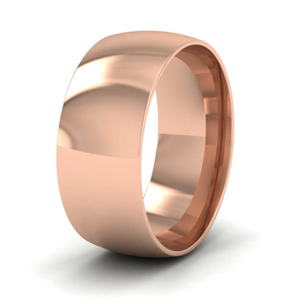 9ct Rose Gold 8mm Court Shape (Comfort Fit) Classic Weight Wedding Ring