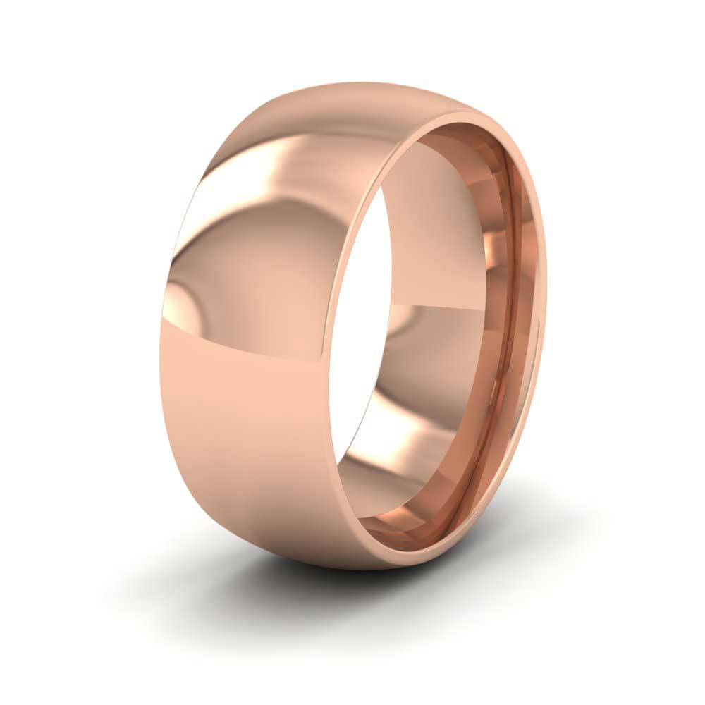 18ct Rose Gold 8mm Court Shape (Comfort Fit) Extra Heavy Weight Wedding Ring