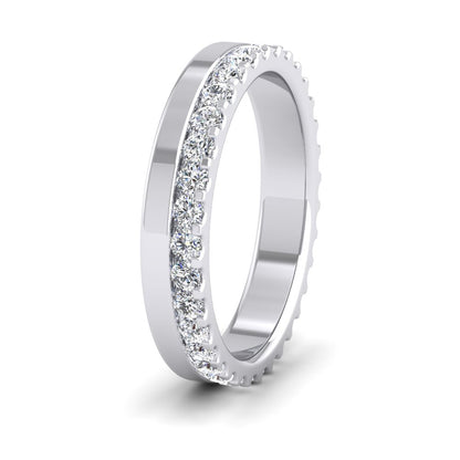 <p>950 Platinum Asymmetric Full Claw Set Diamond Ring (0.64ct) .  35mm Wide And Court Shaped For Comfortable Fitting</p>
